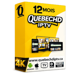 Forfait IPTV QUEBEC HD 12 mois